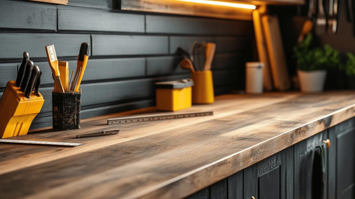 Solutions imperméabilisantes pour rénover un plan de travail cuisine: bois, marbre et stratifié à l’épreuve de l’eau