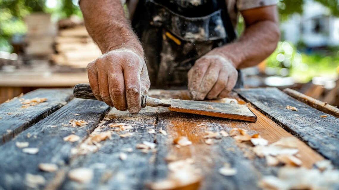 Les meilleures méthodes pour décaper de la peinture extérieure sur du bois : guide complet de préparation
