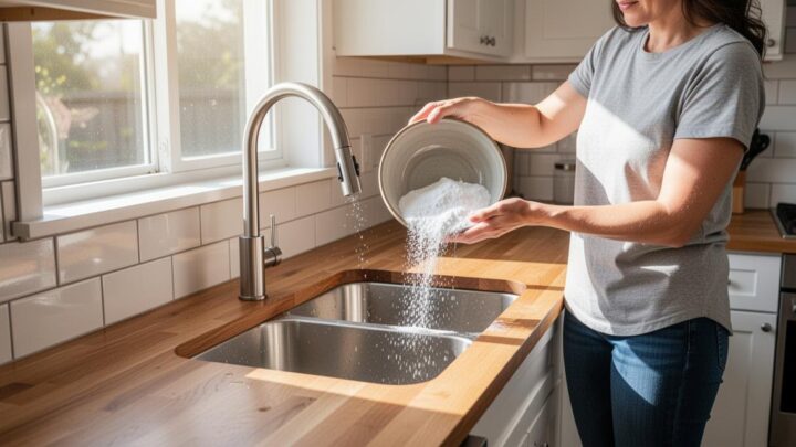 Bicarbonate et vinaigre : la methode bio pour deboucher votre evier et proteger votre fosse septique